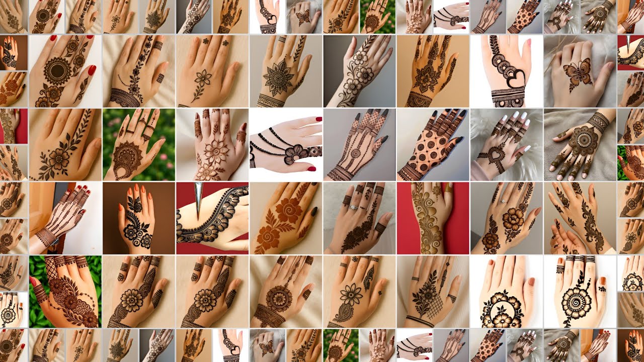 Stylish Back Hand Mehndi Designs 2025 | Simple & Trendy Mehndi Ideas | Sakeena Art