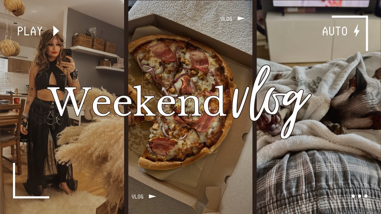 Vlog∙94 Halloween 🎃🕯️ | rozcierane smokey 💄🖤 | przytulny cosy weekend ☕🍂 | serialowy update 🎬📺