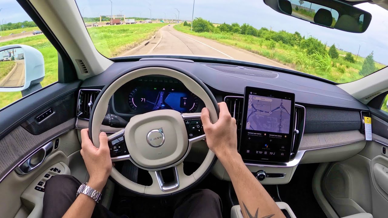 2026 Volvo XC90 T8 Plug-In Hybrid Ultra - POV Driving Impressions