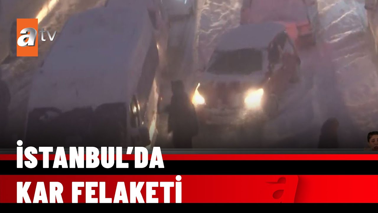 İstanbul kara gömüldü  - atv Haber 25 Ocak 2022
