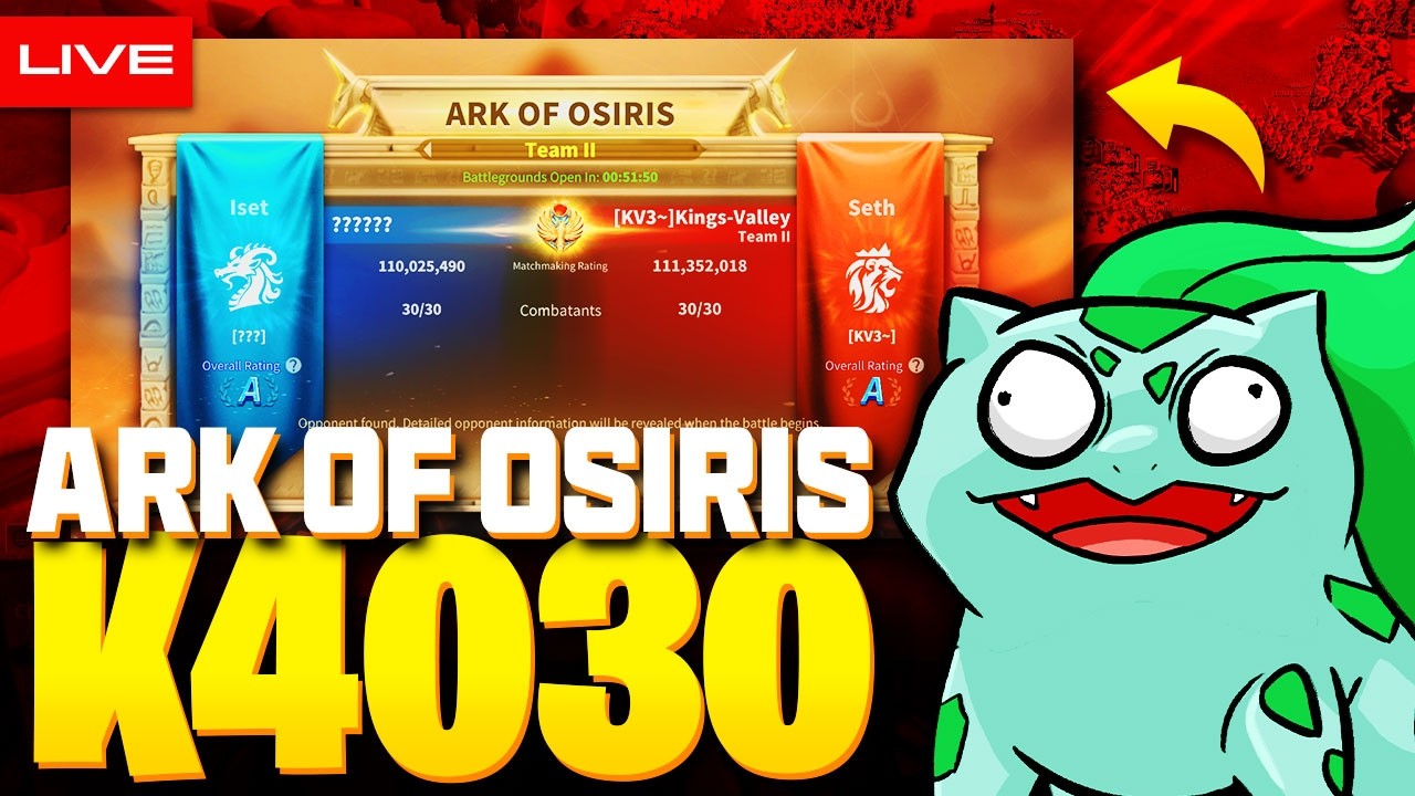 KV3~ Ark Time (Team 2) | K4030 Restart Account |  Rise of Kingdoms