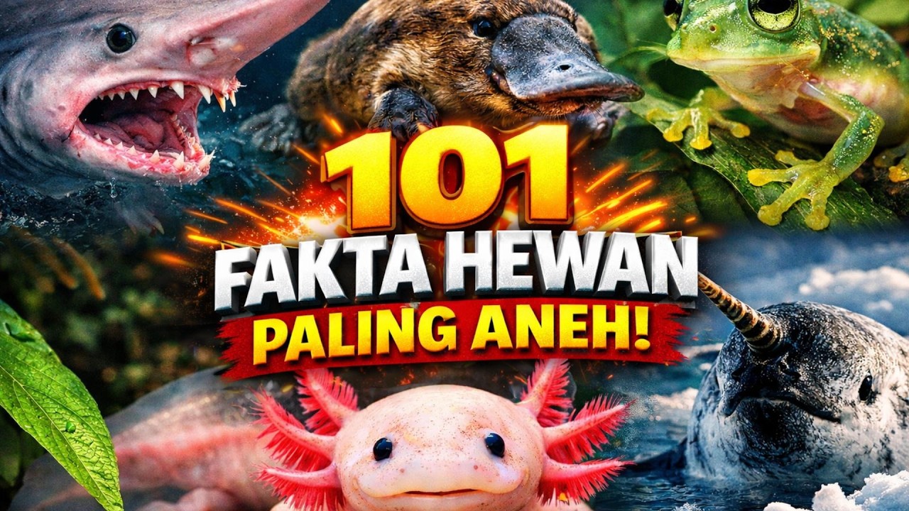 101 Fakta Hewan Terunik & Paling Aneh di Dunia 🐍🦈 | Dokumenter Satwa 8K yang Bikin Melongo!