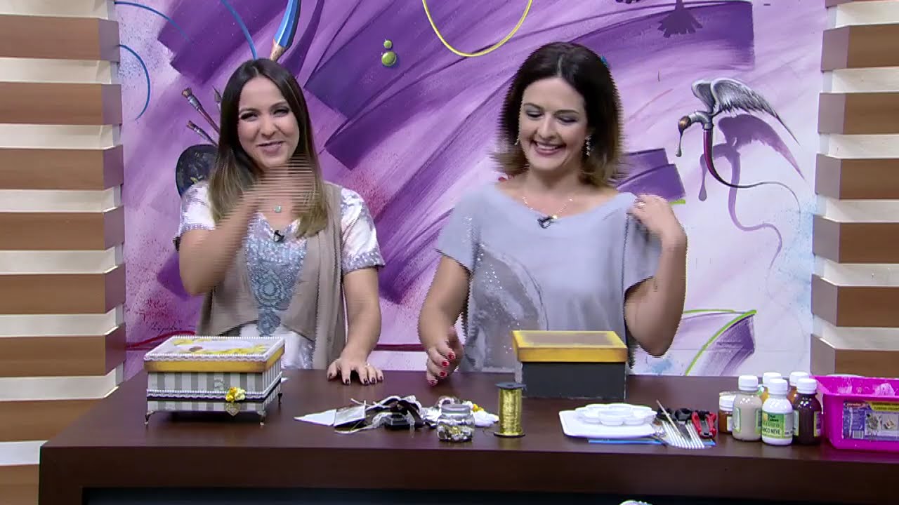 Mulher.com 22/05/2015 Marisa Magalhães - Caixa com patina Parte 1/2