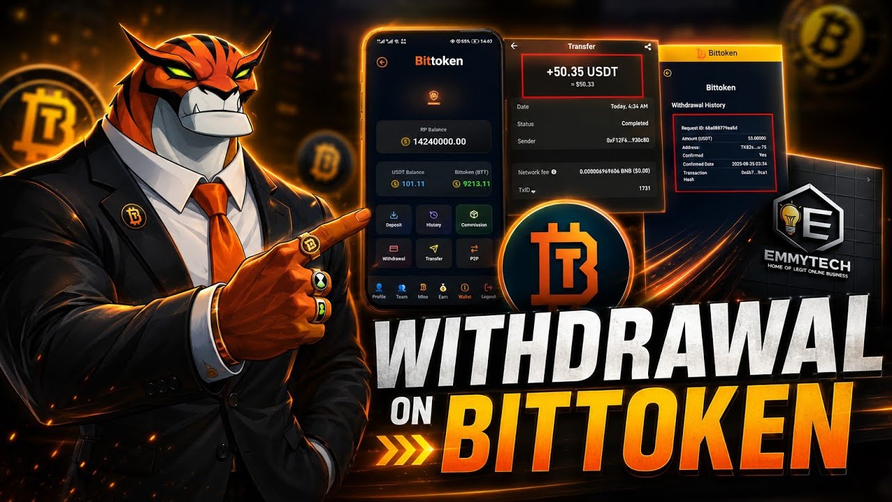 ПРОЦЕСС ВЫВОДА СРЕДСТВ В BITTOKEN 🔥💰🔥