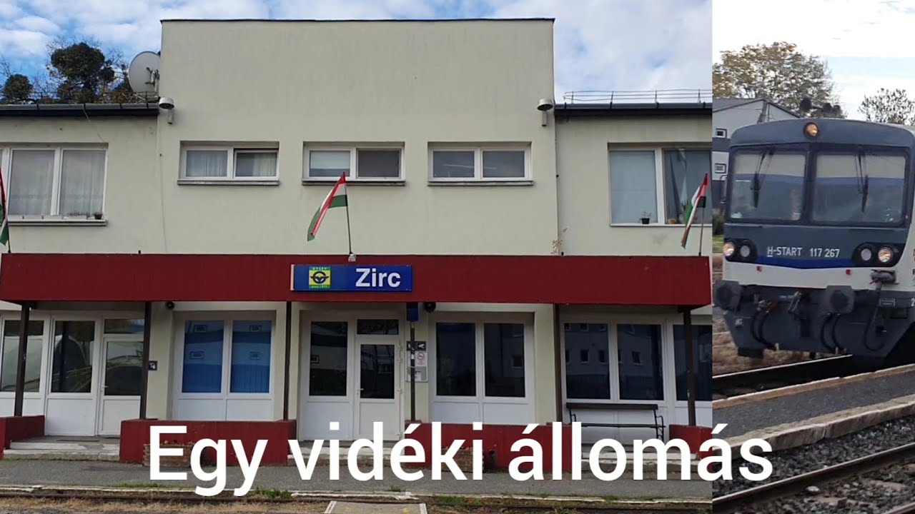 Egy vid&eacute;ki &aacute;llom&aacute;s Magyarorsz&aacute;gon - Zirc &aacute;llom&aacute;s k&iacute;v&uuml;l-bel&uuml;l