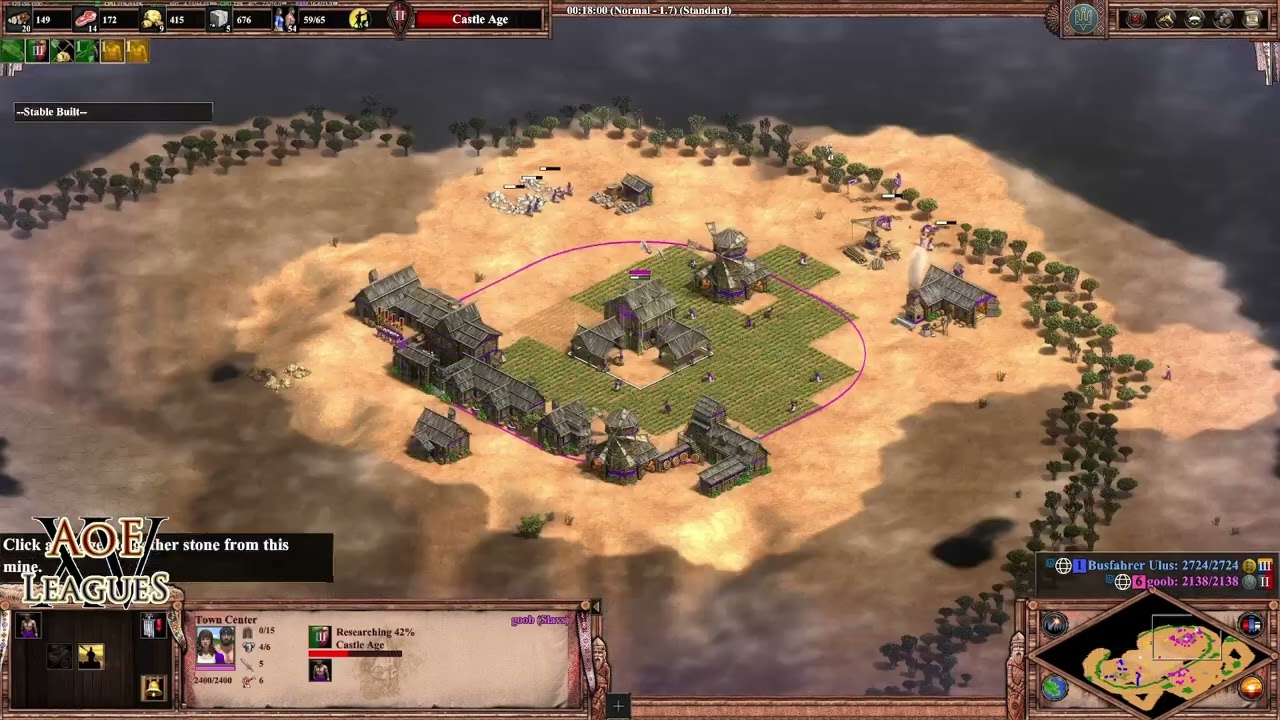 Goob v Busfahrer Ulus | AoE Leagues Group Stage | Game 2