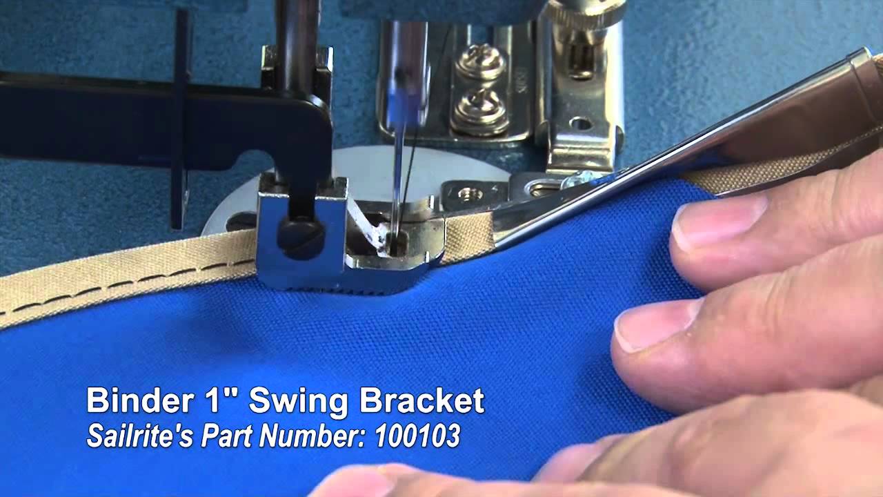 How to Work Binding Around Curves or Corners - Using a Binder Attachment on Sewing Machine