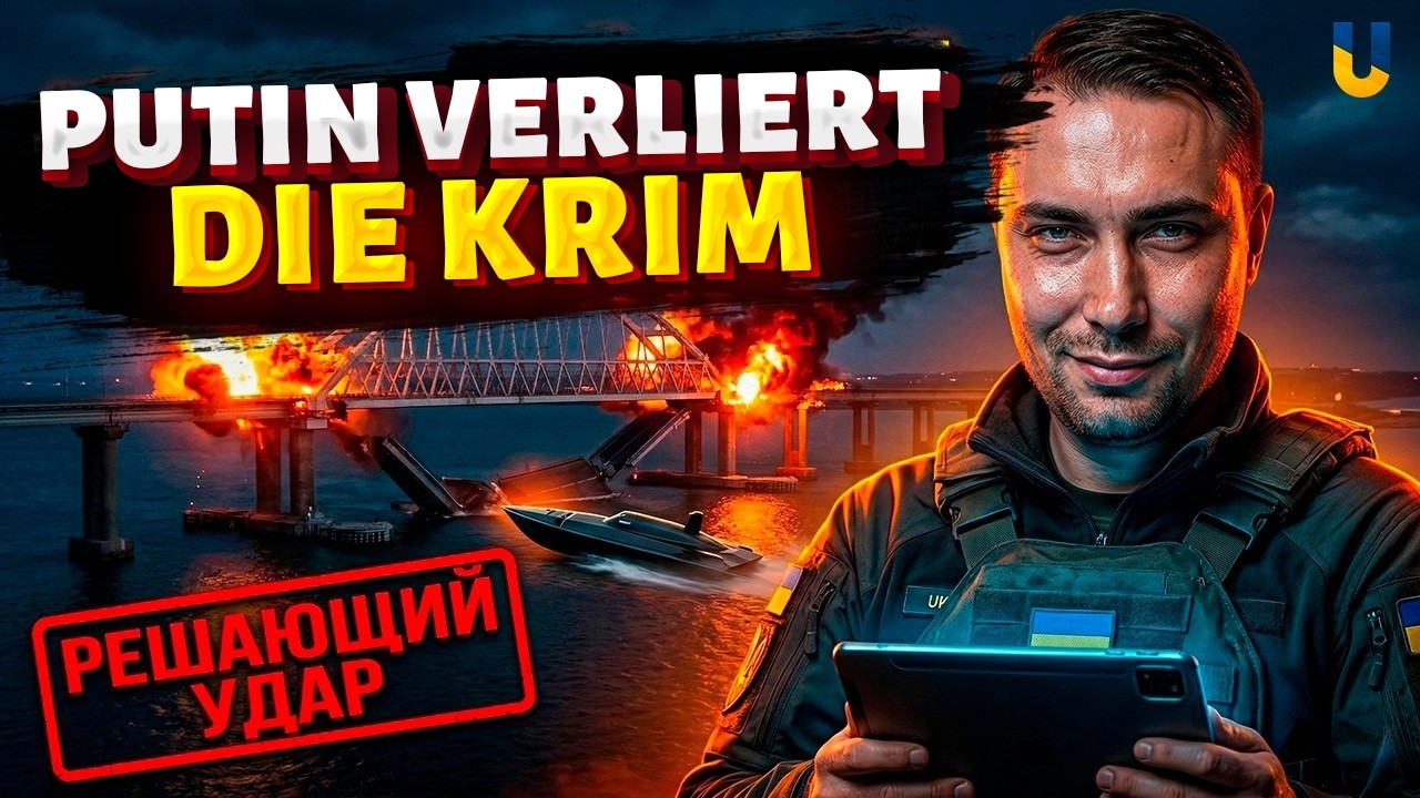 KOLLAPS der Krimbrücke: NEUE Waffe gegen Putins Armee! Ukraine nimmt die Krim zurück!