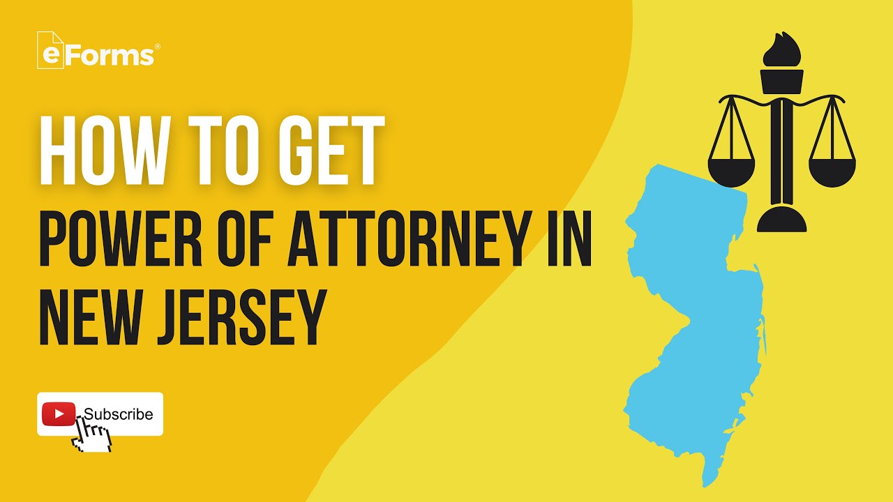 How to Get Power of Attorney in New Jersey - Signing Requirements - EXPLAINED