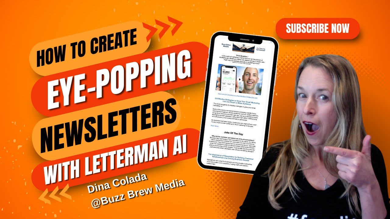 How To Create Beautiful HTML Newsletters with Letterman AI [AI NEWSLETTER HACKS!]