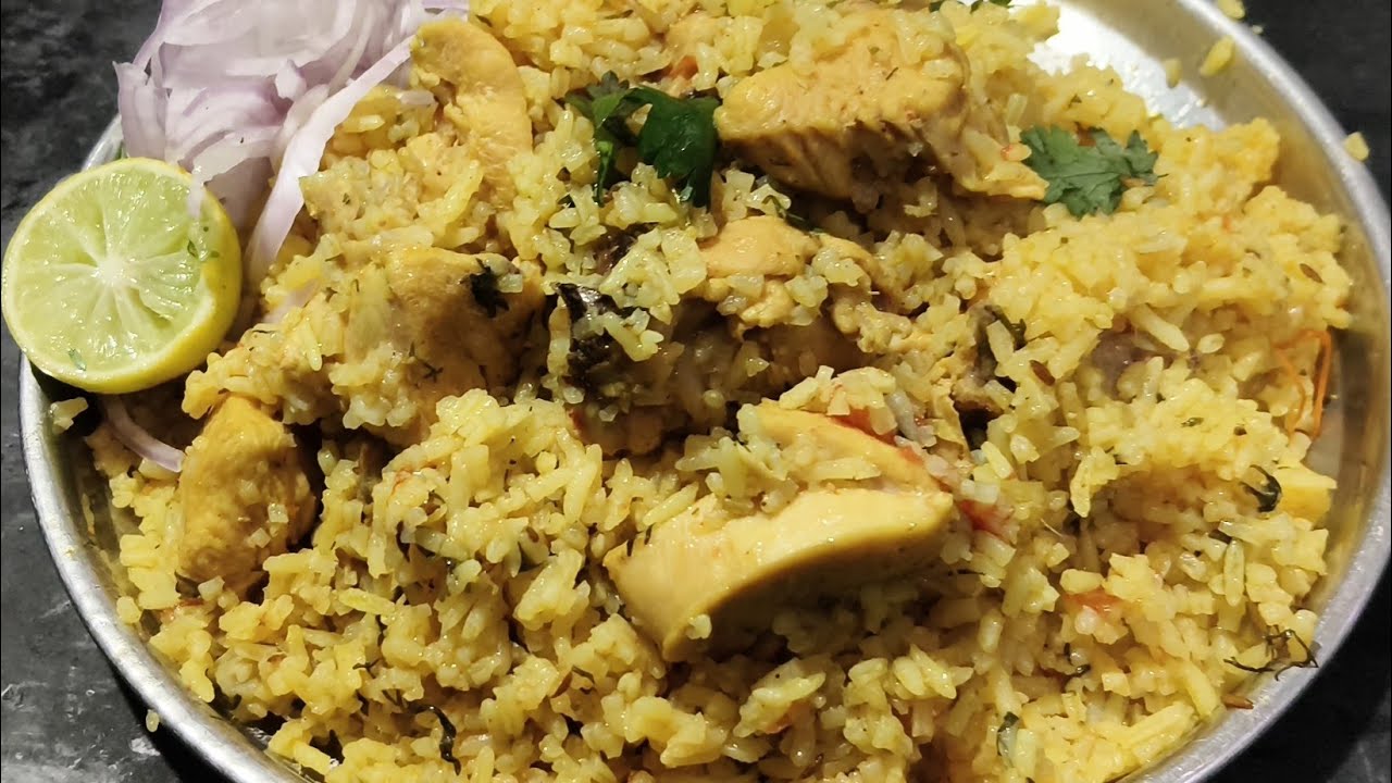 Aasan tarike se banne wala chicken pulao recipe/cooking with Anjum vlog 