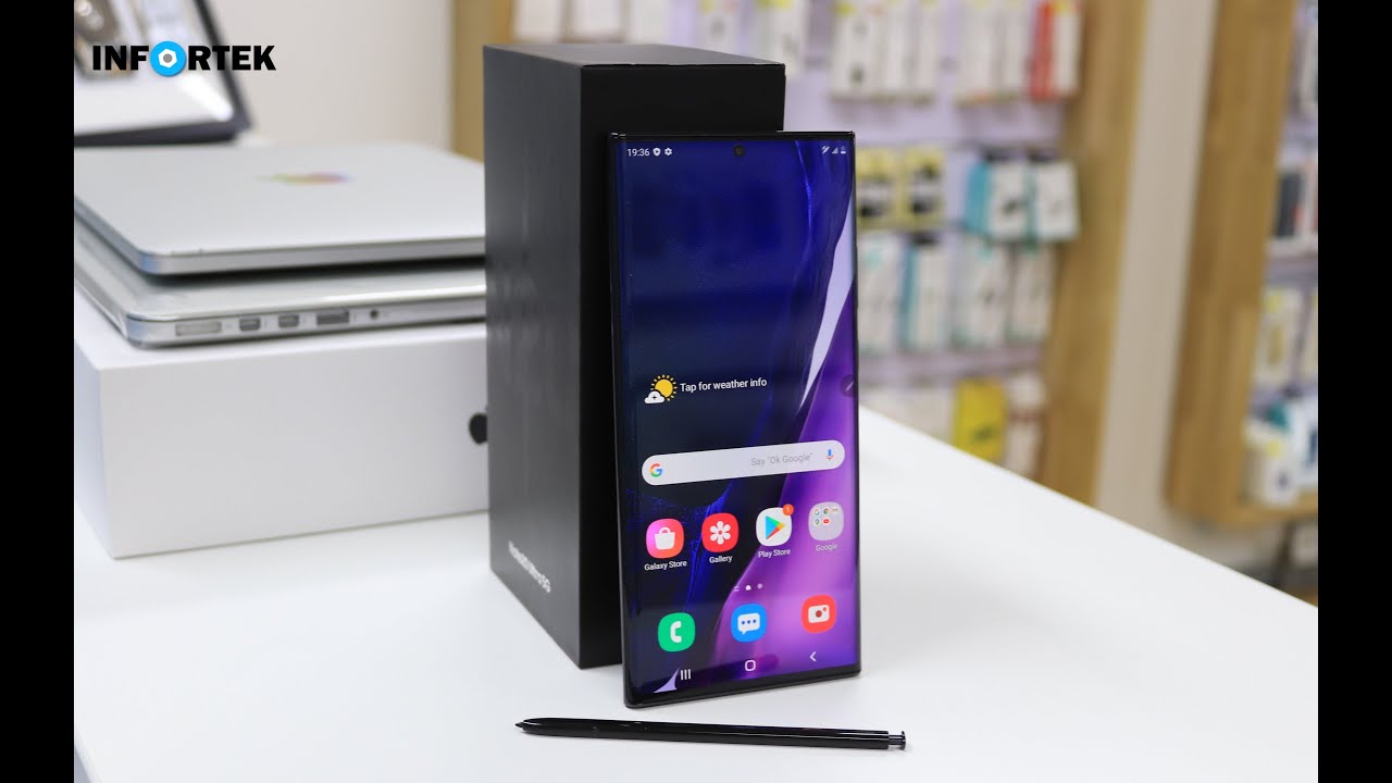 Samsung Galaxy Note 20 Ultra Snapdragon 5G SM-N986F 512GB  Mystic Black + Clear View Cover Unboxing