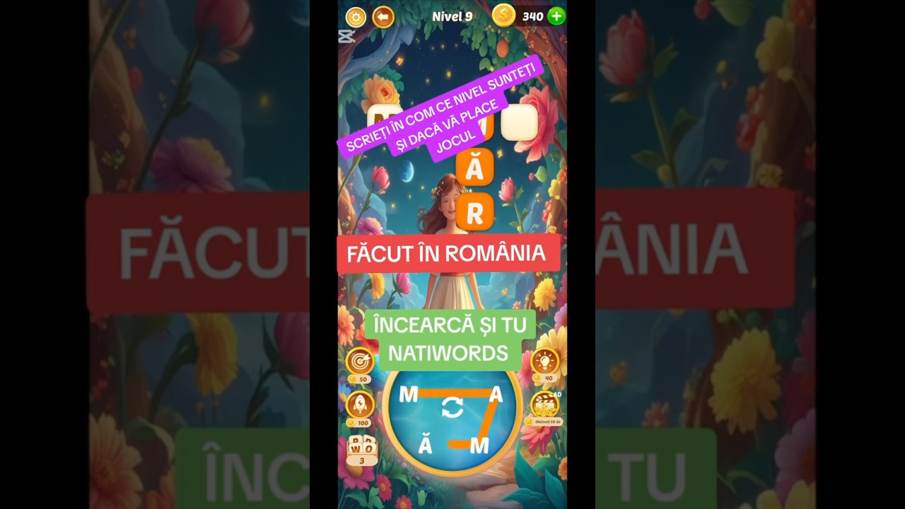 Un joc nou de cuvinte încrucișate făcut în România 🇷🇴 