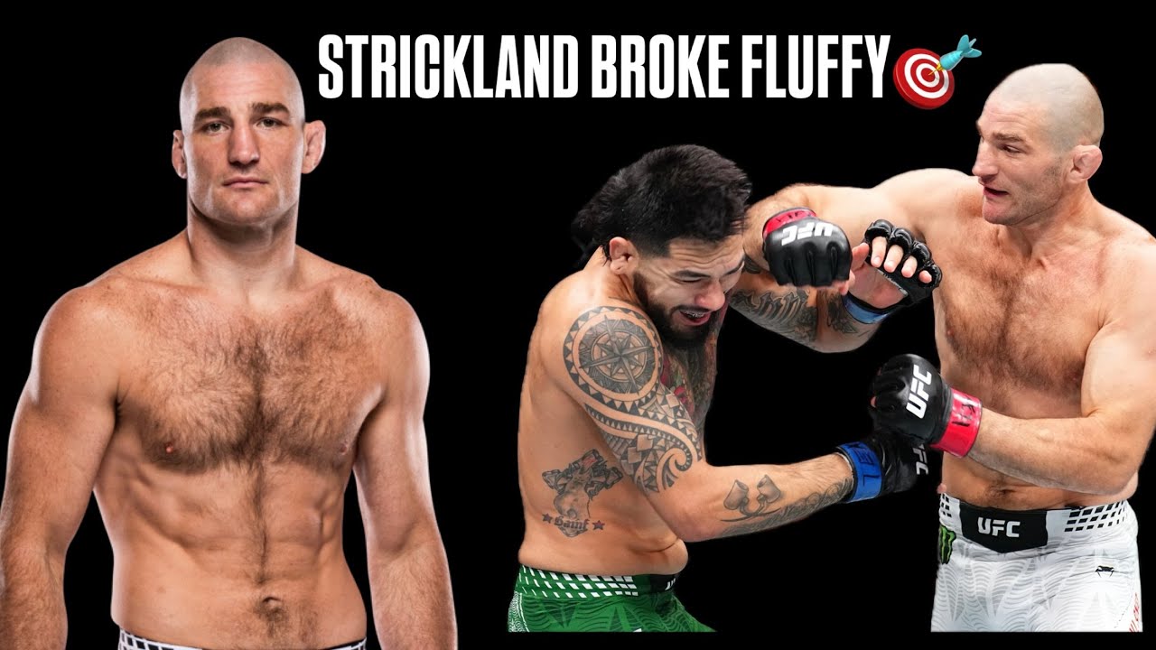Sean Strickland Breaks Anthony Hernandez At UFC Houston