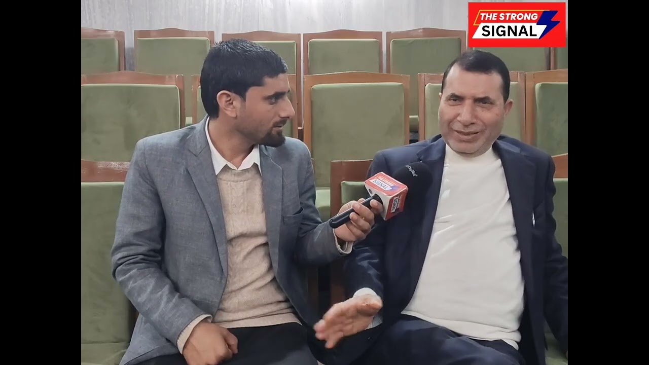 Former MLA and former Deputy Commissioner, Farooq Ahmad Shah, from the Tangmarg