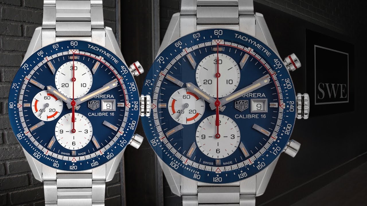 Tag Heuer Carrera Calibre 16 Chronograph Steel Mens Watch CV201AR | SwissWatchExpo