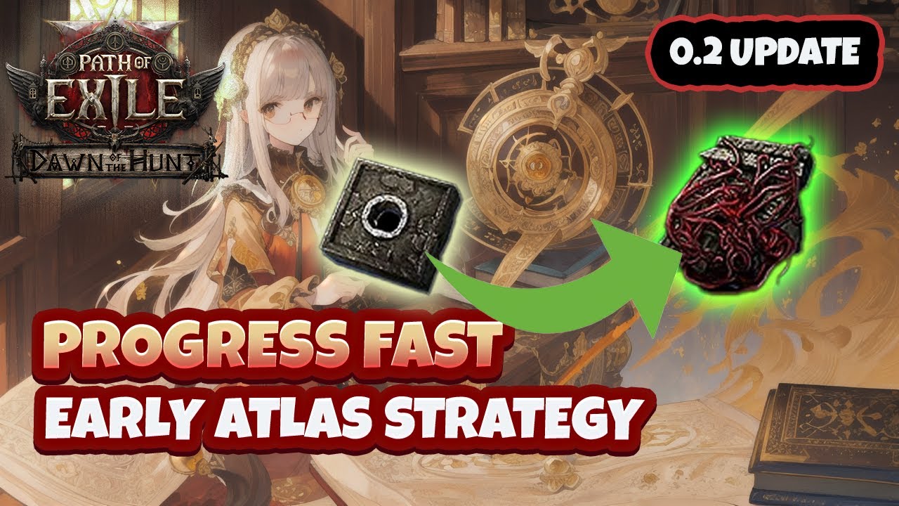 [PoE 2] Get to T15 Mapping Fast | Early Game Atlas Progression Strategy | Dawn of the Hunt Update
