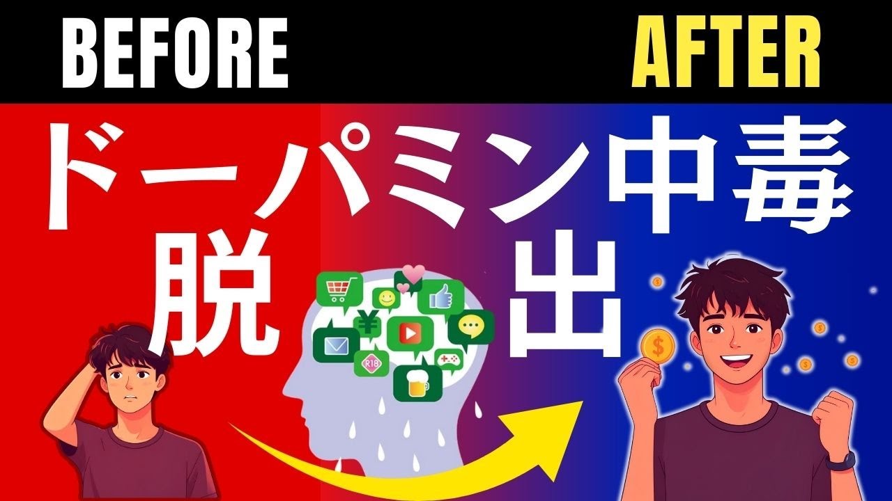 【海外で2500万再生】ドーパミン中毒が脳を破壊する理由と解決方法