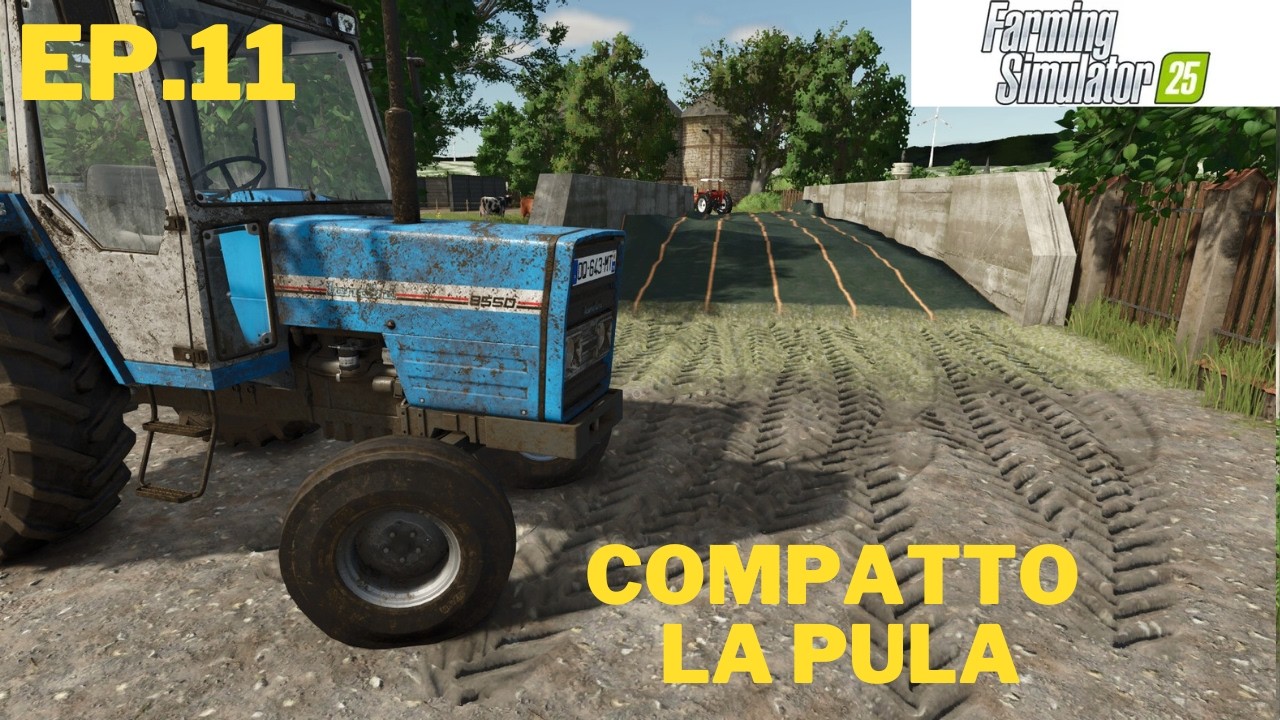 COMPATTO LA PULA PER FARE INSILATO FARMING SIMULATOR 25 ITA