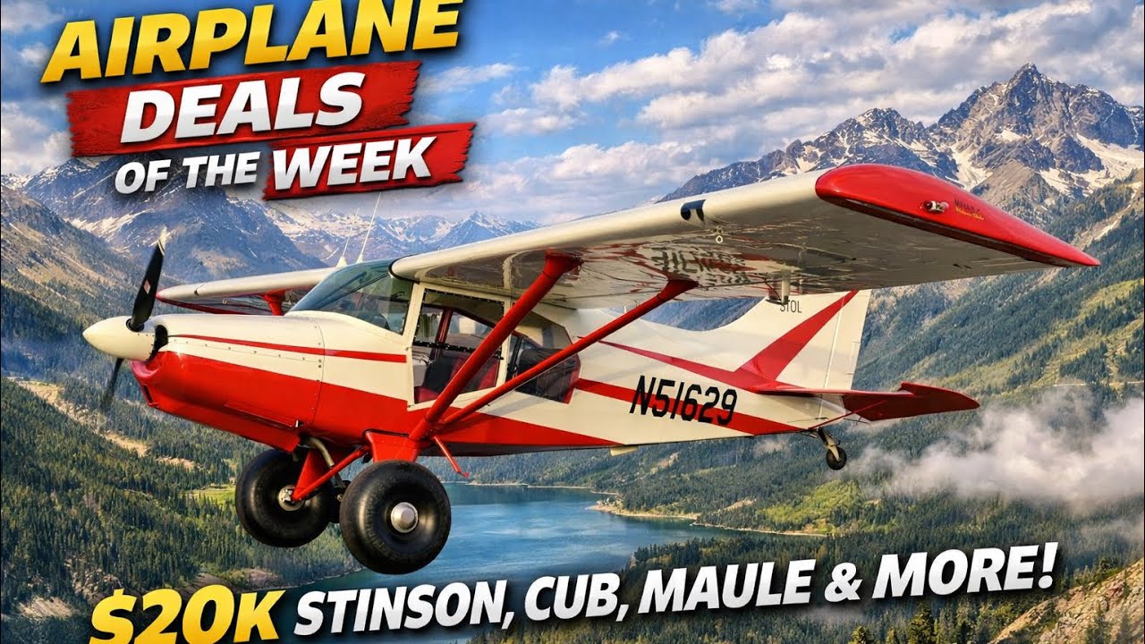 Airplane Deals of the Week Ep.14 — $20K Stinson, Cub, Maule & More!