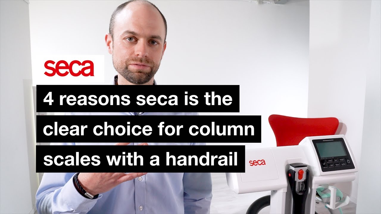 4 reasons seca is the clear choice for column scales with a handrail