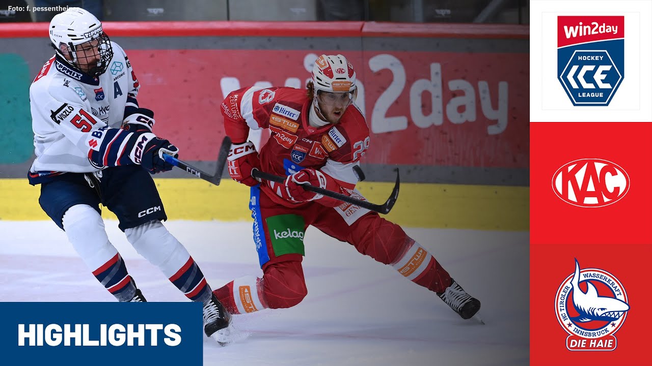 ICE: EC-KAC vs. HC TIWAG Innsbruck - Die Haie | Highlights
