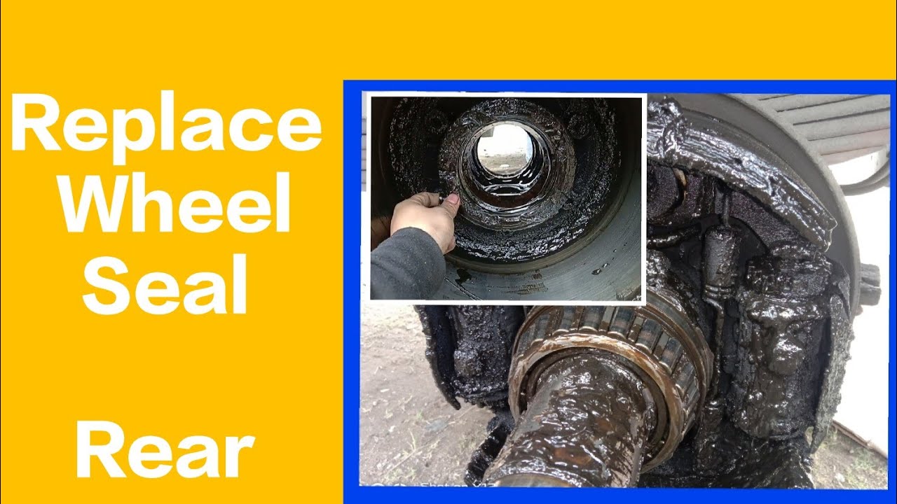 How Replace Wheel Hub Oil Seal Rear FUSO FIGHTER Truck