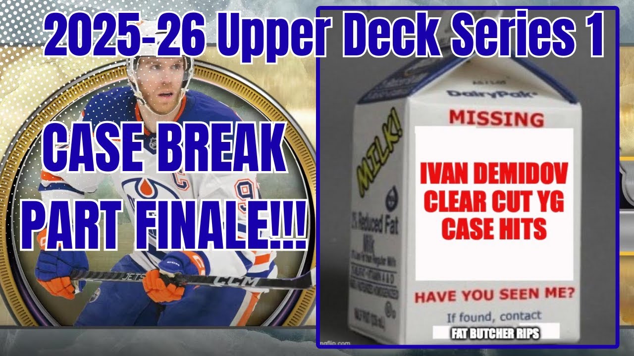 СТОИЛО ОЖИДАНИЯ - ВОЛШЕБСТВО ПОСЛЕДНЕГО ПАКЕТА - Финал вскрытия кейса Upper Deck Series 1 2025-26!