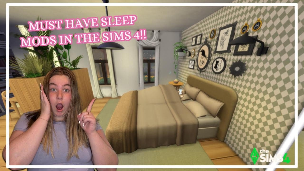 😴 Sims Can FINALLY Sleep All Night?! | The Sims 4 Sleep Mods, Better Beds & Sleepovers 🛏️💤