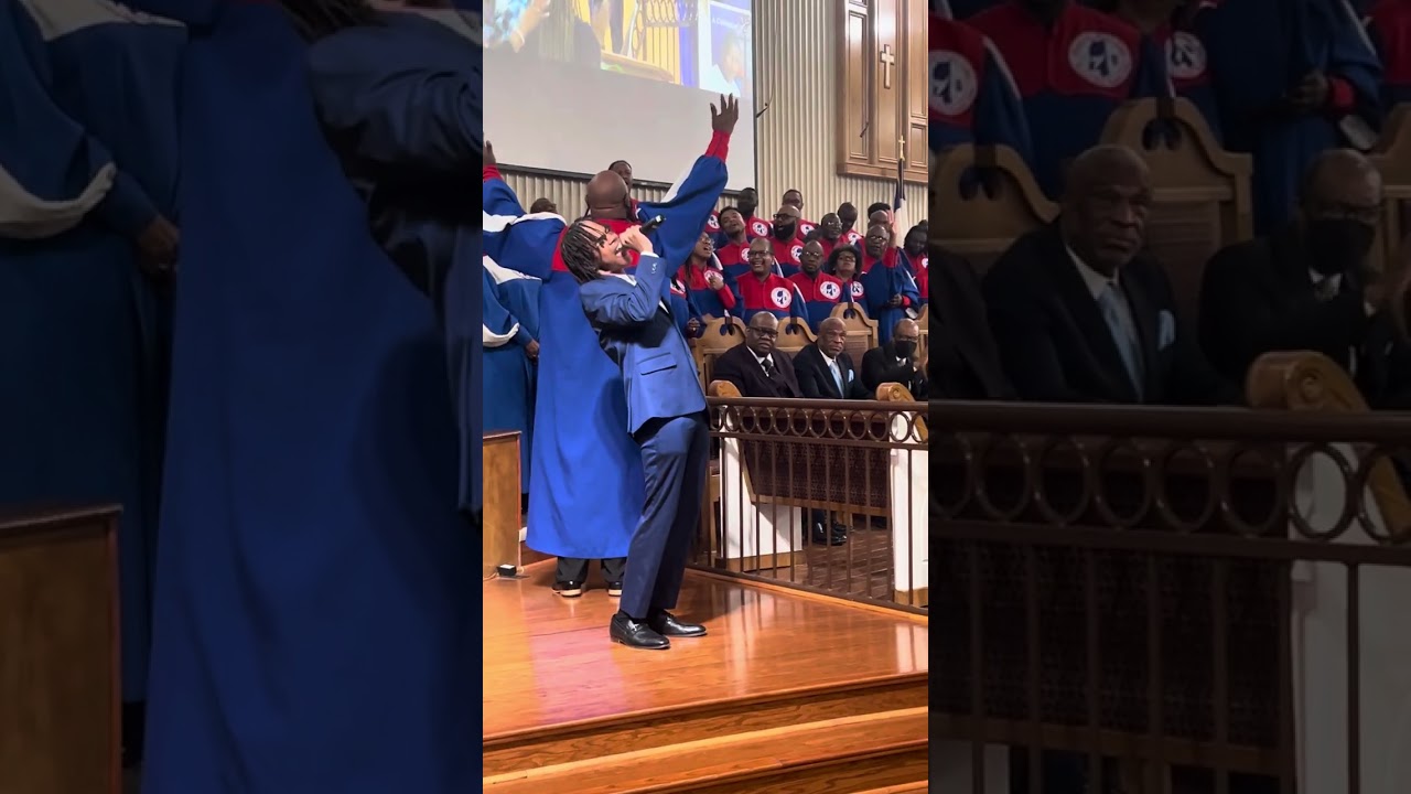 “God Is” by James Cleveland, Landon Carter-Price with the Mississippi Mass Choir