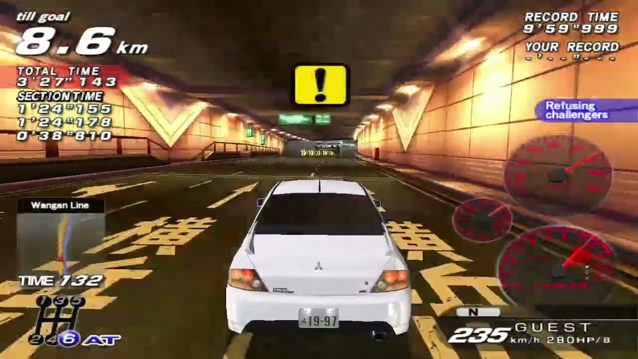 Wangan Midnight Maximum Tune 3DX+ | Mitsubishi Lancer Evolution IX MR GSR [CT9A] Wangan Line TA