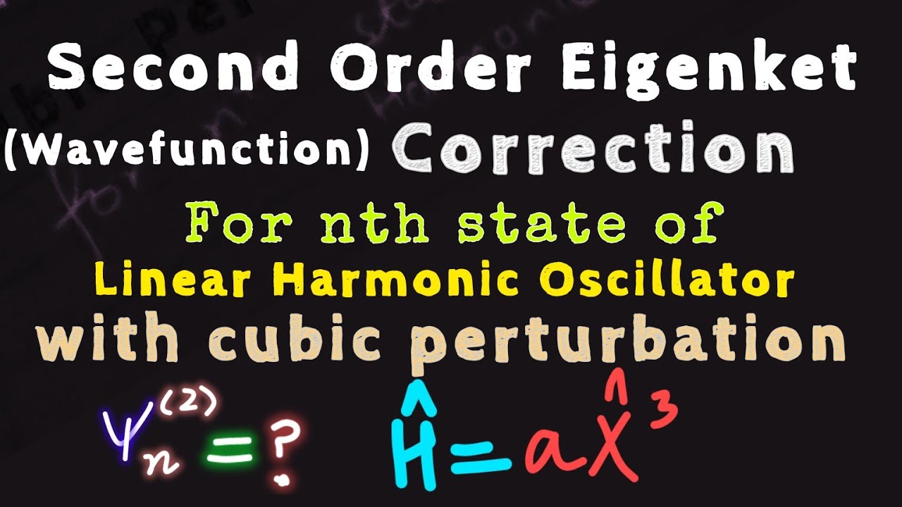 Second order wavefunction correction for the nth state of linear harmonic oscillator H = aX^3
