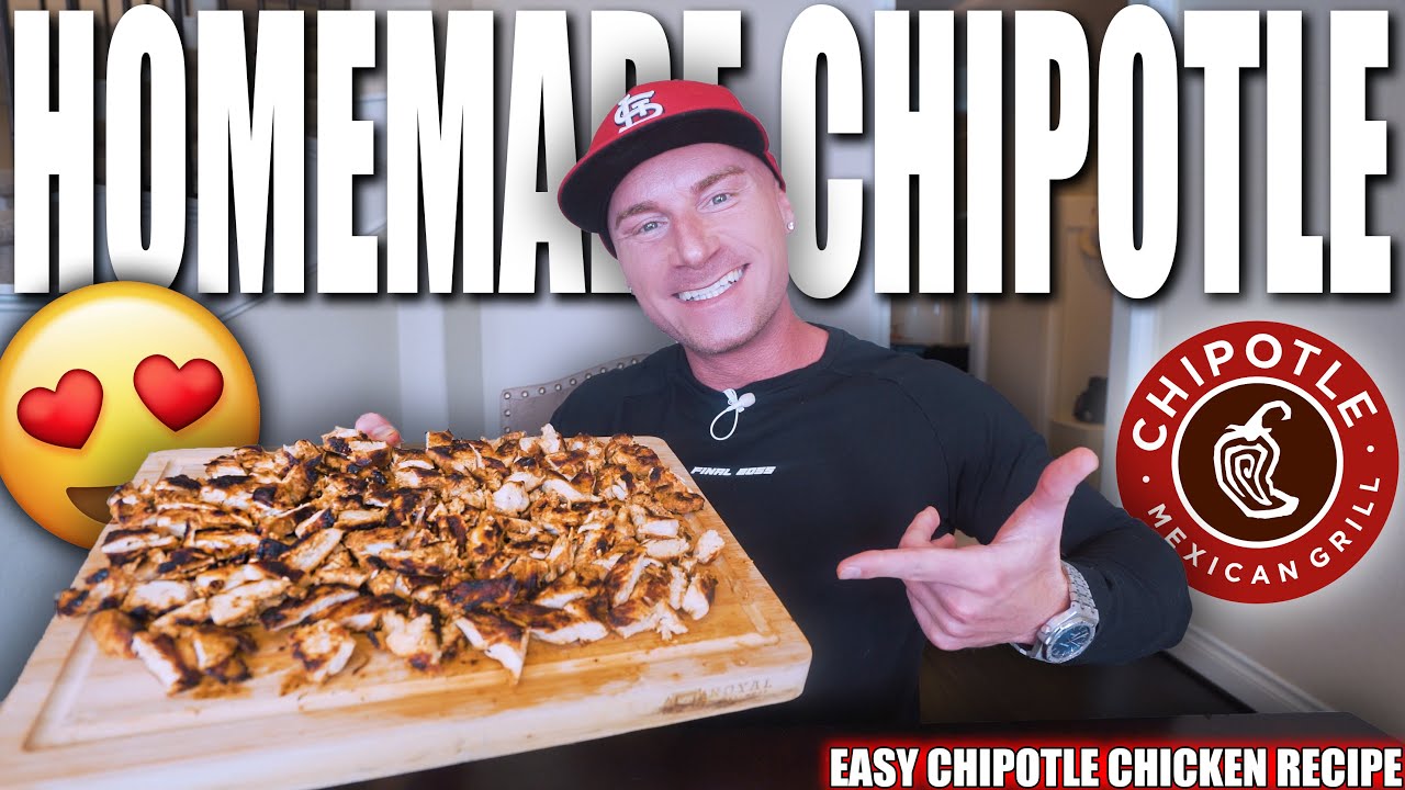 HOW TO MEAL PREP CHIPOTLE'S CHICKEN AT HOME | The Easiest Method