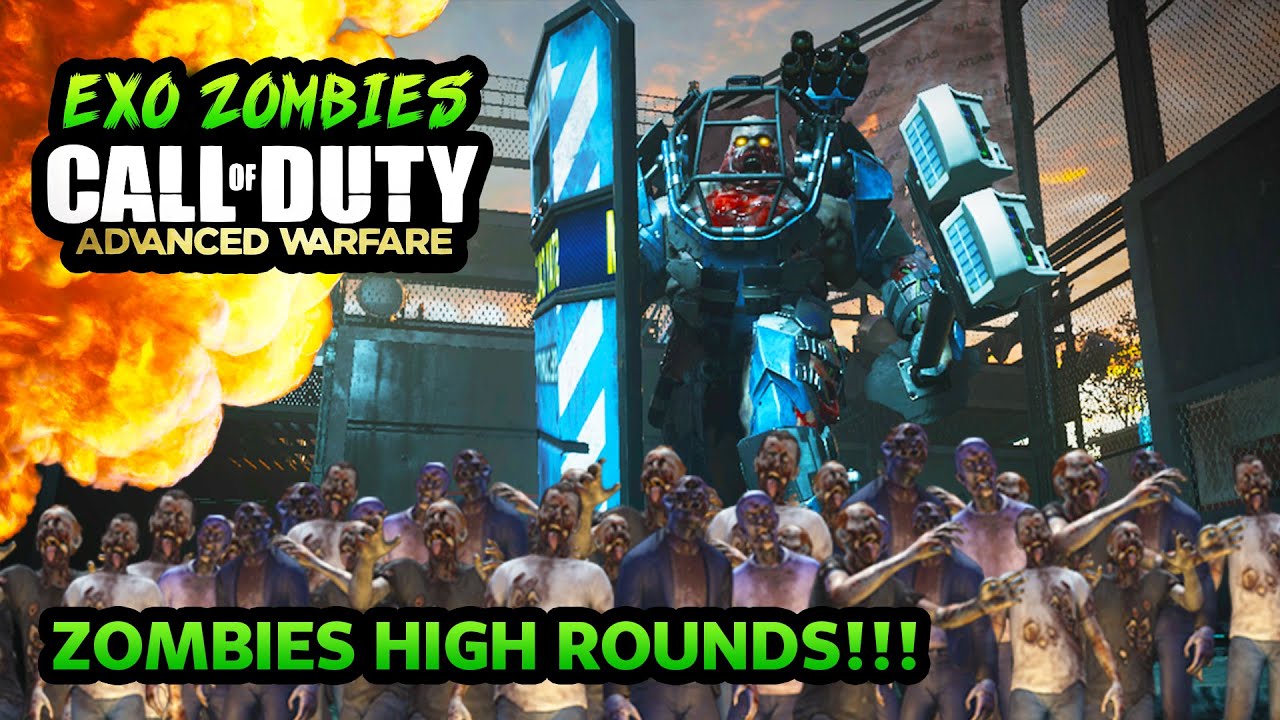 Call of Duty: Advanced Warfare - Zombies Highest Round Try-Harding! (Call of Duty Zombies Gameplay)