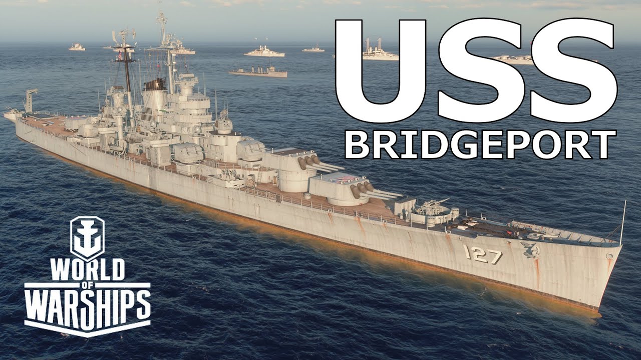 Тяжёлый американский крейсер ВМС США USS Bridgeport. Руководство по World of Warships.