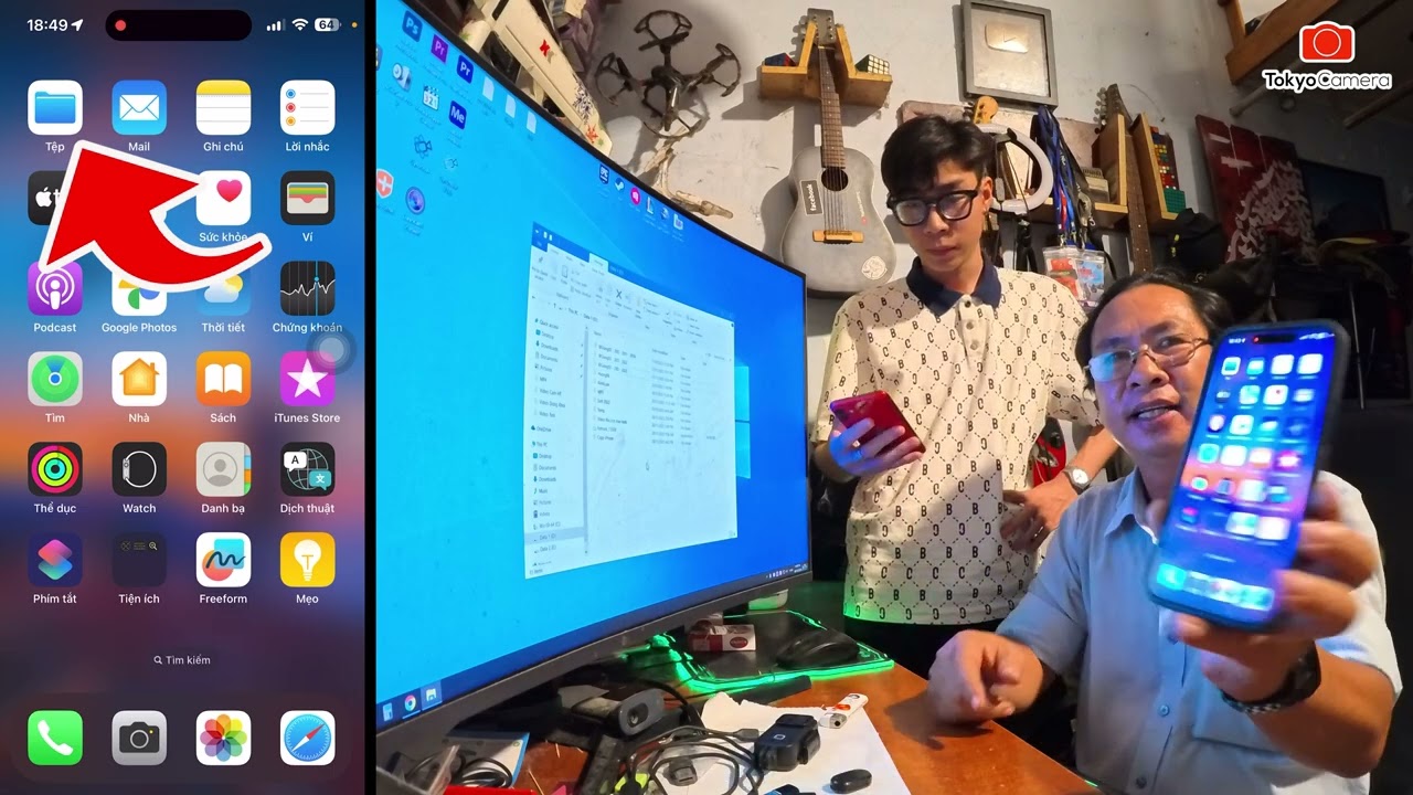 Copy hình ảnh và Video từ ĐT iPhone sang Máy tính quá dễ dàng (không dây luôn)