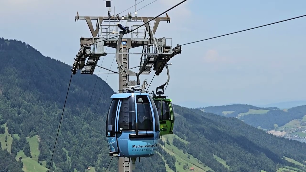 Erste Drehgondelbahn der Welt/Rondo Stuckli/Bergstation Mostelberg SZ