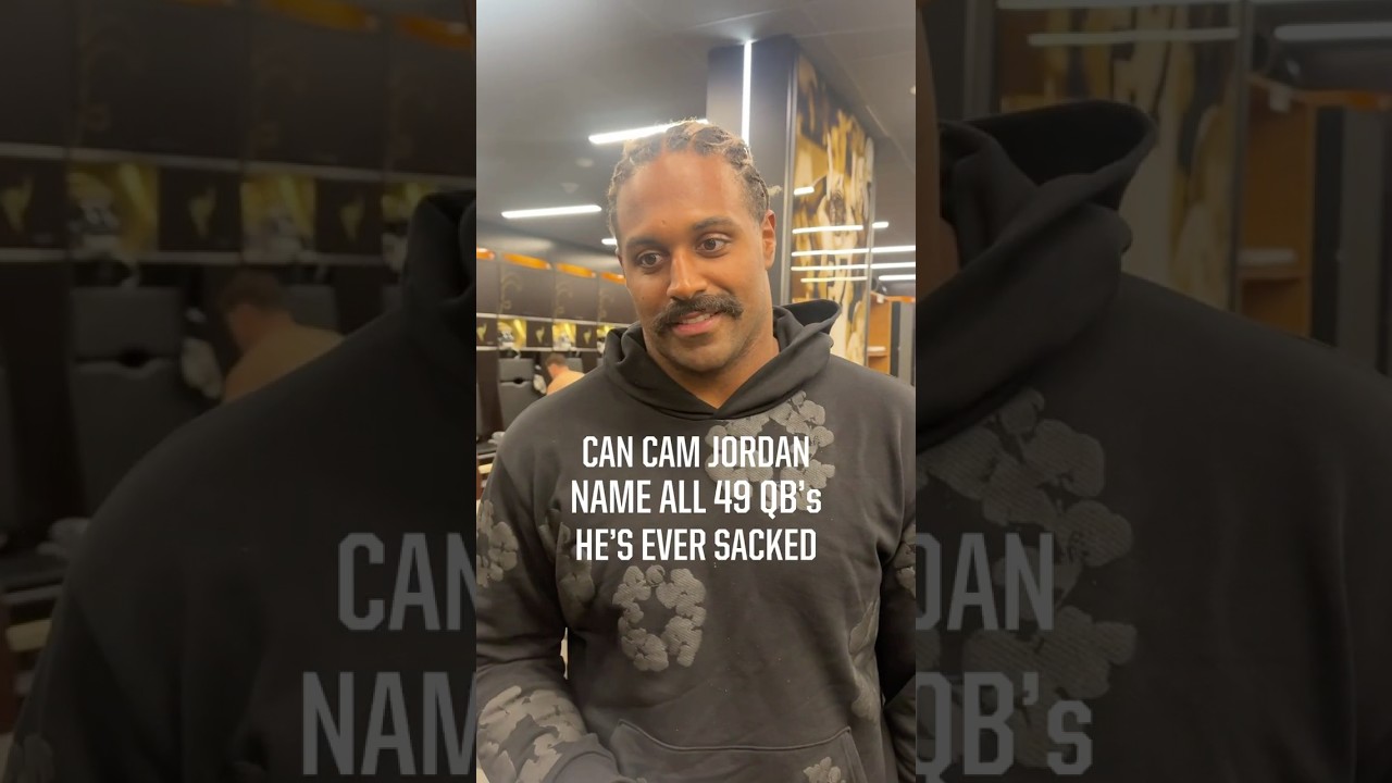 ⚜️Can Cam Jordan name all 49 QBs he's sacked? #saints #nfl #shorts