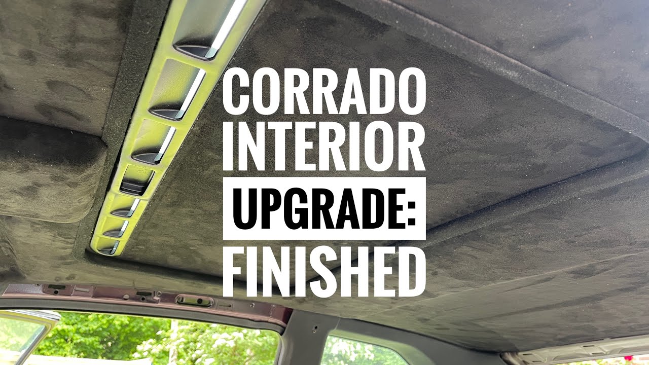 Corrado headliner and sunroof part 4: the finished result