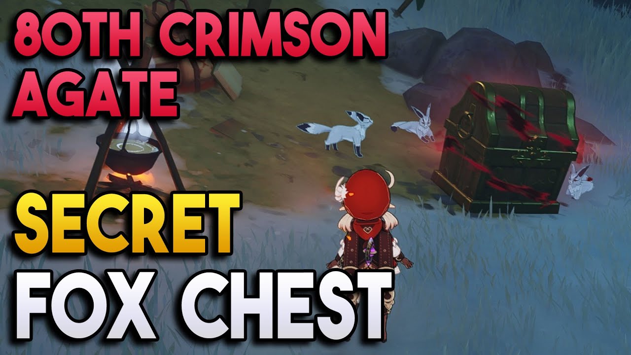 Secret Fox Chest + 80th Crimston Agate! - World Quests and Puzzles -【Genshin Impact】