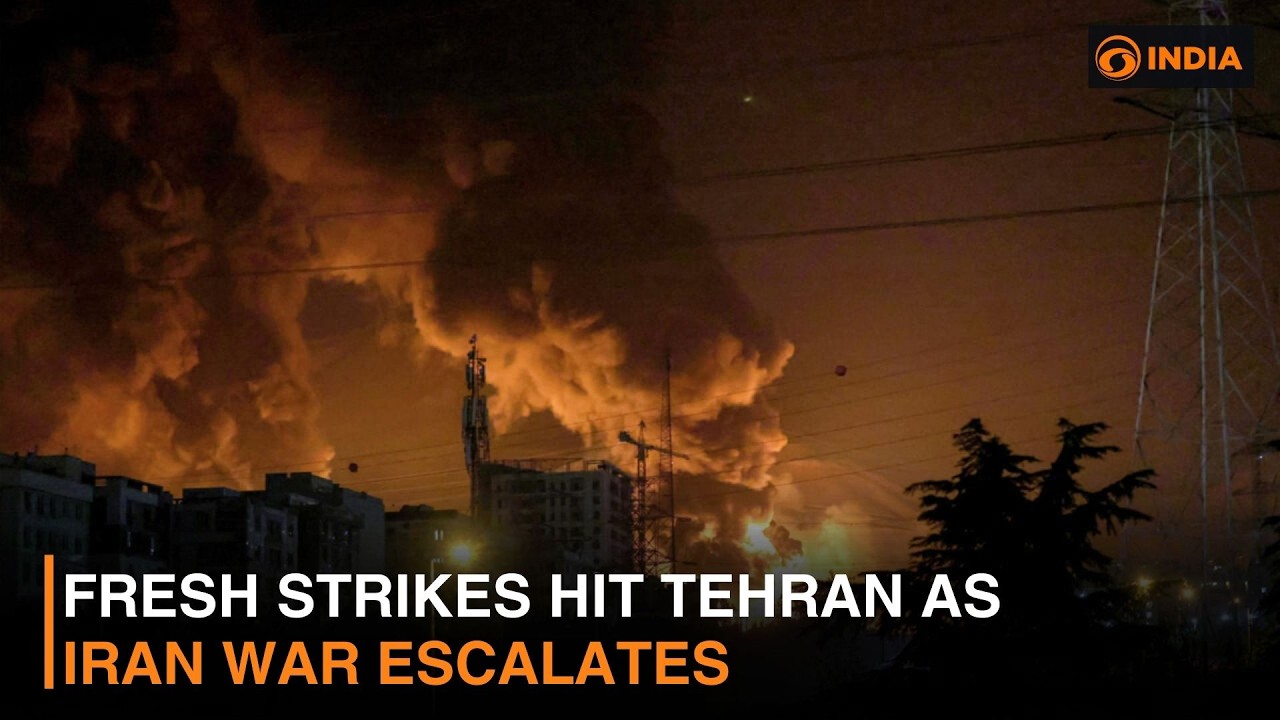 Fresh Strikes Hit Tehran as Iran War Escalates & more news | DD India NewsHour | 2 PM IST