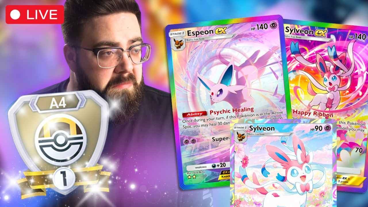 The BEST DECK in RANKED?!.. | Pokemon TCG Pocket (Espeon EX Sylveon EX)
