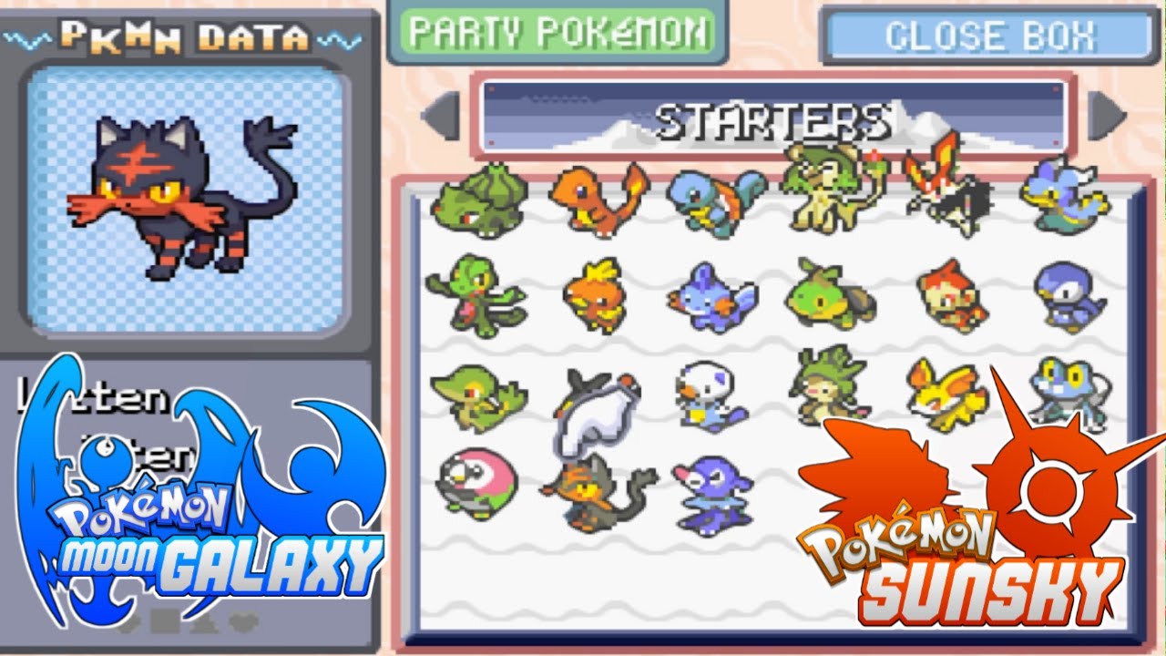 How to Get All Starters!! Pokemon Sun Sky & Moon Galaxy [Official]