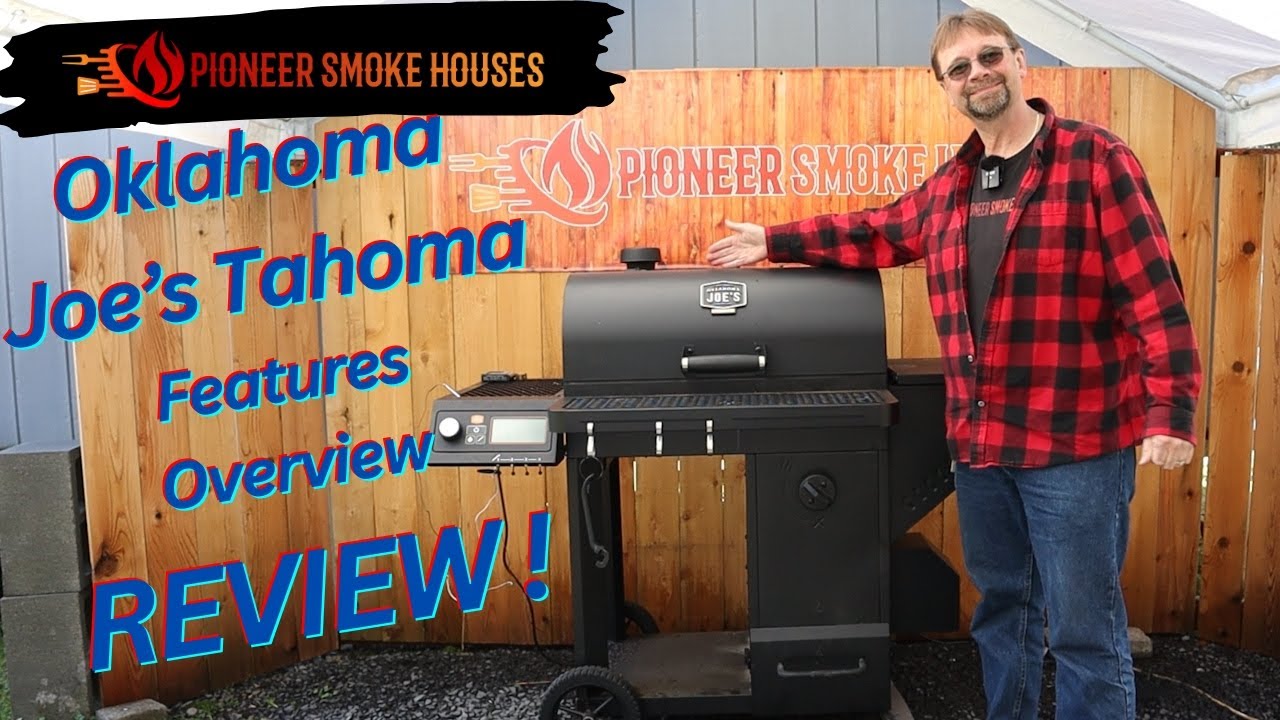 ОБЗОР коптильни Oklahoma Joe Tahoma 900 с автоматической подачей угля
