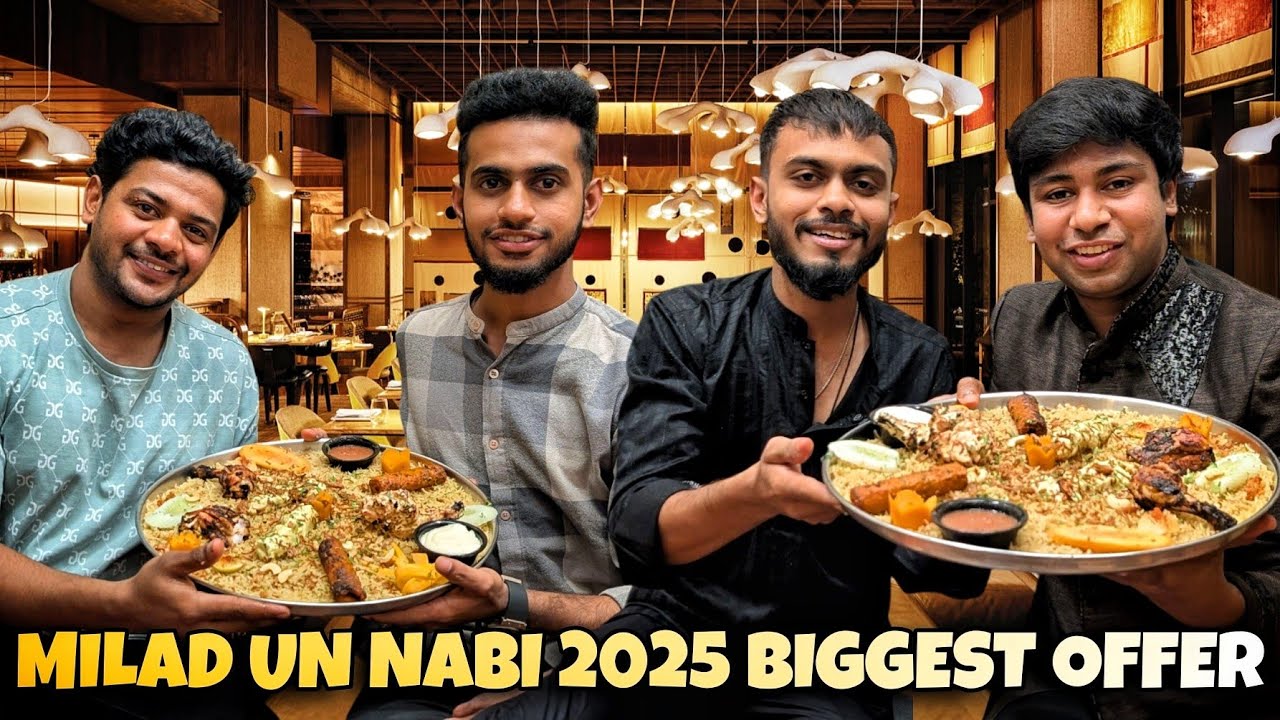 Bangalore tilak Nagar Al-FilIFilah Restaurant biggest offer for this Milad un-Nabi 2025