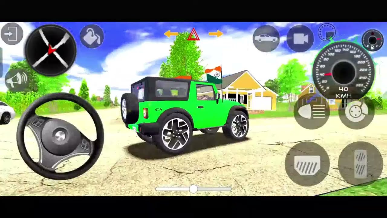 Dollar (Song) Modified Mahindra Thar😈 || Indian Car Simulator 3D || Android Gameplay Cars 3D 