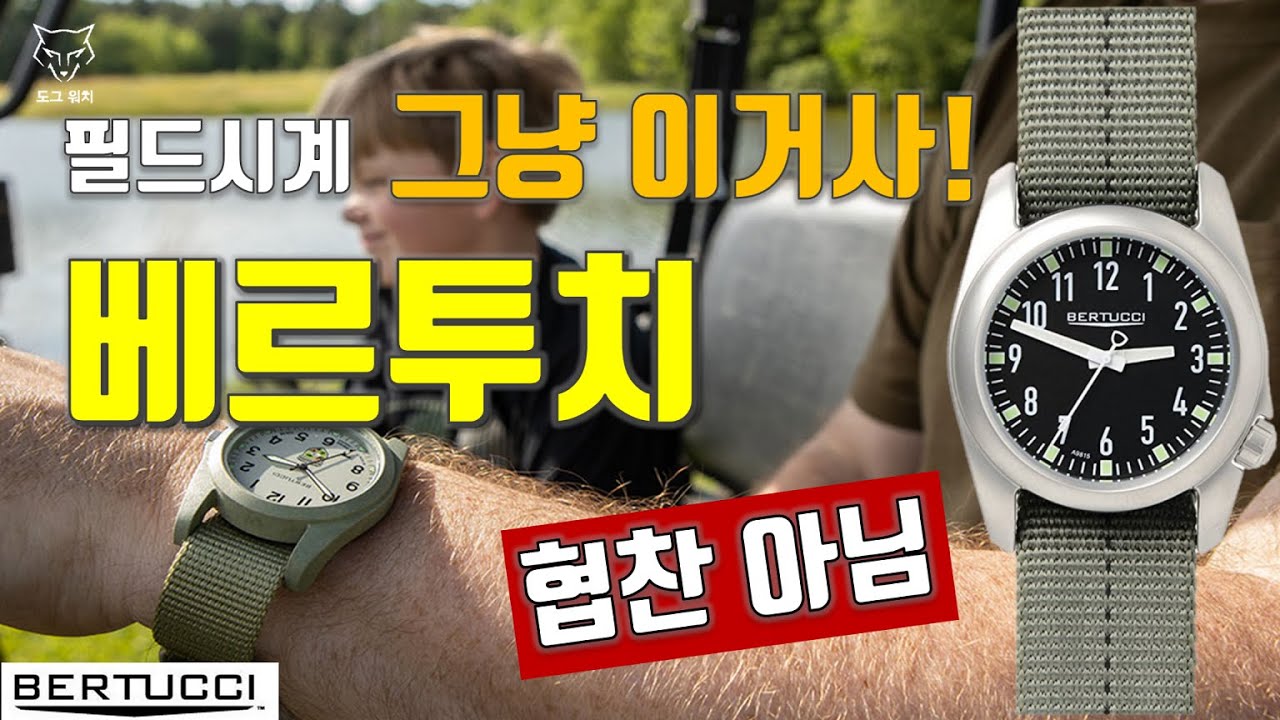 [도그워치 리뷰#20] 아시아 최초리뷰! 성능/디자인/가격 모두 착한 베르투치  Bertucci 협찬아님 미국시계