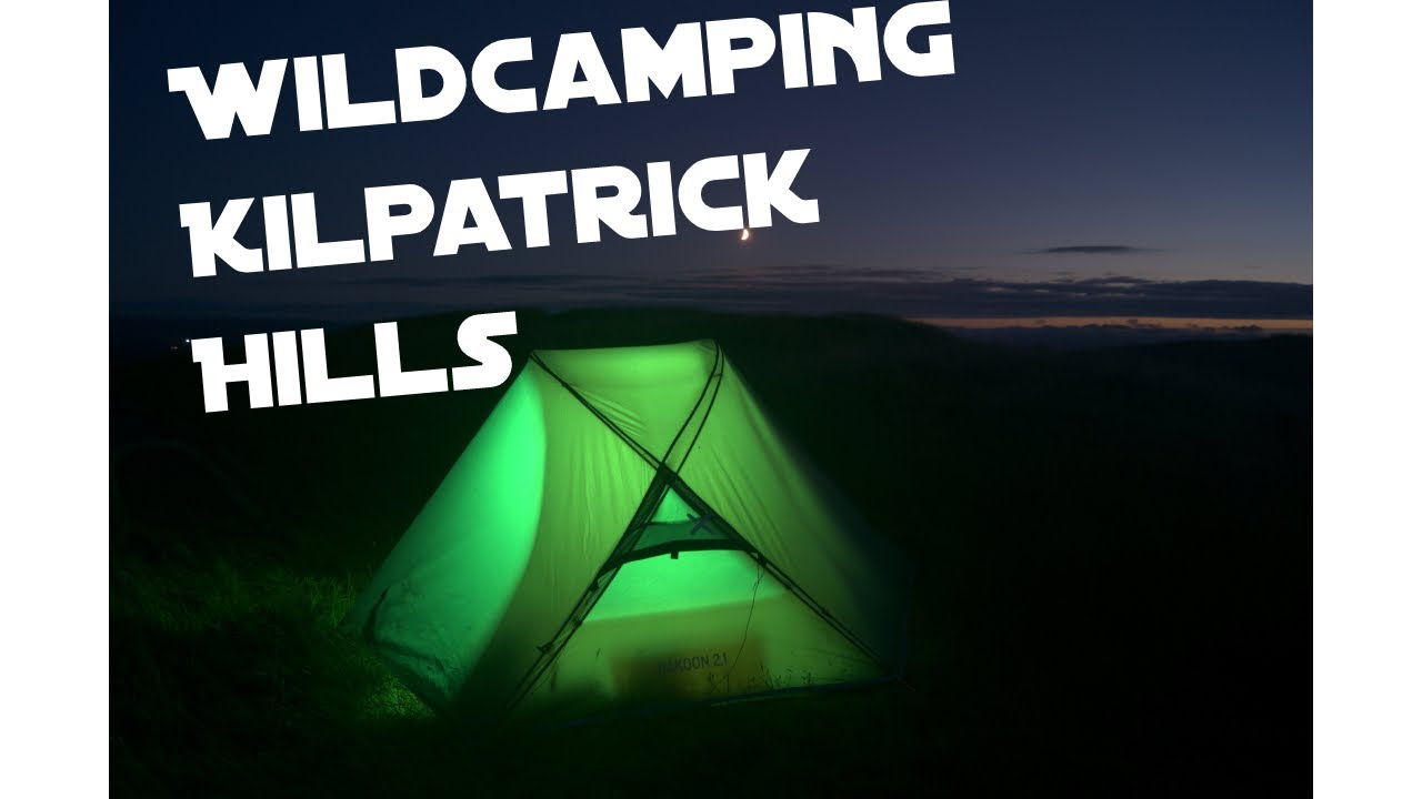Wildcamping Scotland- Kilpatrick Hills on the Hottest Day of the Year!