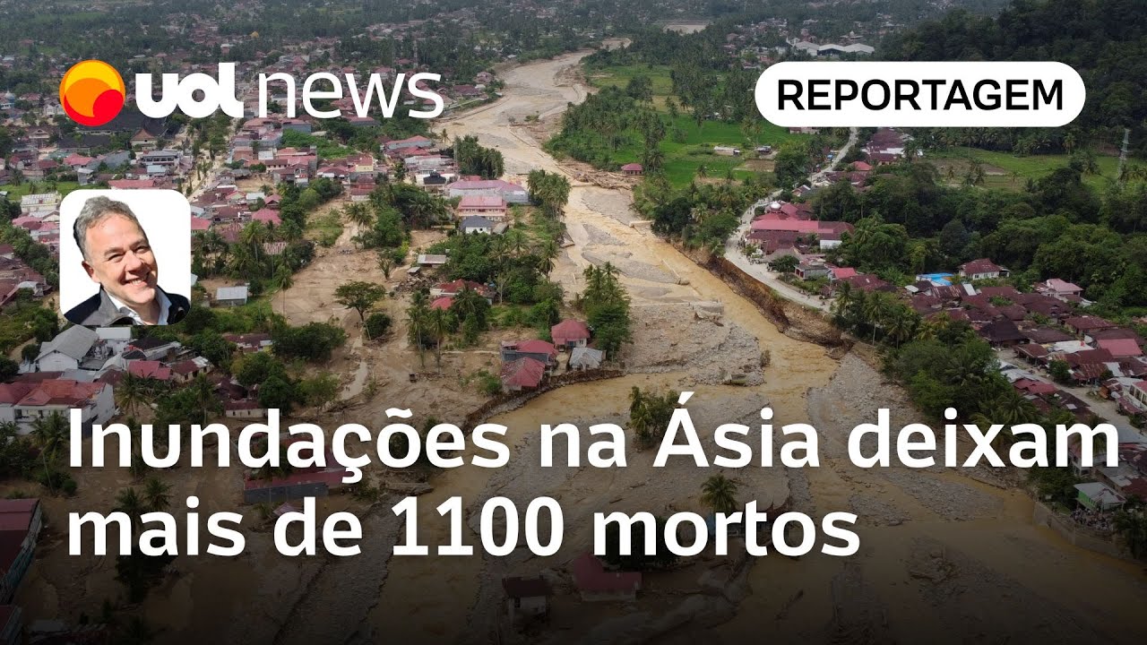 Chuvas fortes na &Aacute;sia causam enchentes e deixam mais de 1100 mortos; Indon&eacute;sia &eacute; a mais atingida