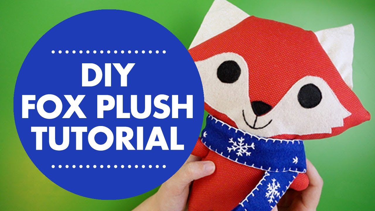 DIY Fox Plush Tutorial with Simplicity Pattern 1081